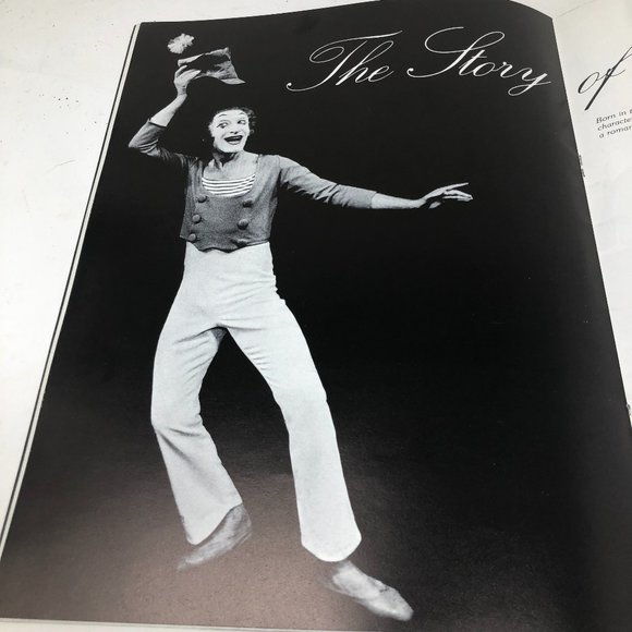Marcel Marceau "Bip The Clown Mime Artist" Signed Autographed Program 90's - Picture 2 of 7